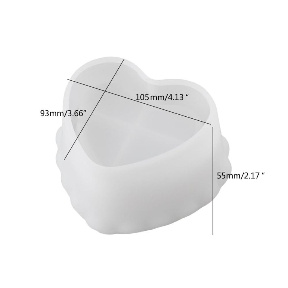 Erstellen Sie bezaubernde Schmuck-Sets mit Leichtigkeit Silikonform-Set für Herzanhänger Ohrringe und mehr. Perfekt für DIY-Projekte mit Epoxidharz und Beton