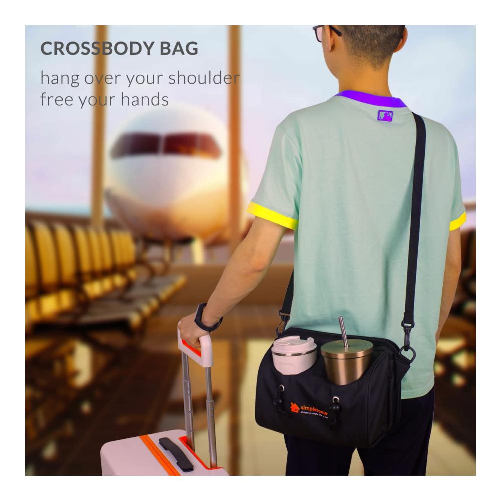 3-in-1 Messenger-Bags Set Laptop-Tasche Beutel und Umhängetasche – Organisiert Stilvoll und Vielseitig – Perfektes Zubehör für Pendler und Reisende – Schwarz