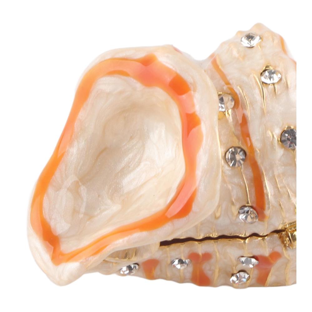 Organisieren Sie Ihren Schmuck stilvoll! Exquisites Muscheldesign Schmucktablett für Ringe Ohrringe Halsketten Armbänder und Uhren. Perfekte Aufbewahrungslösung