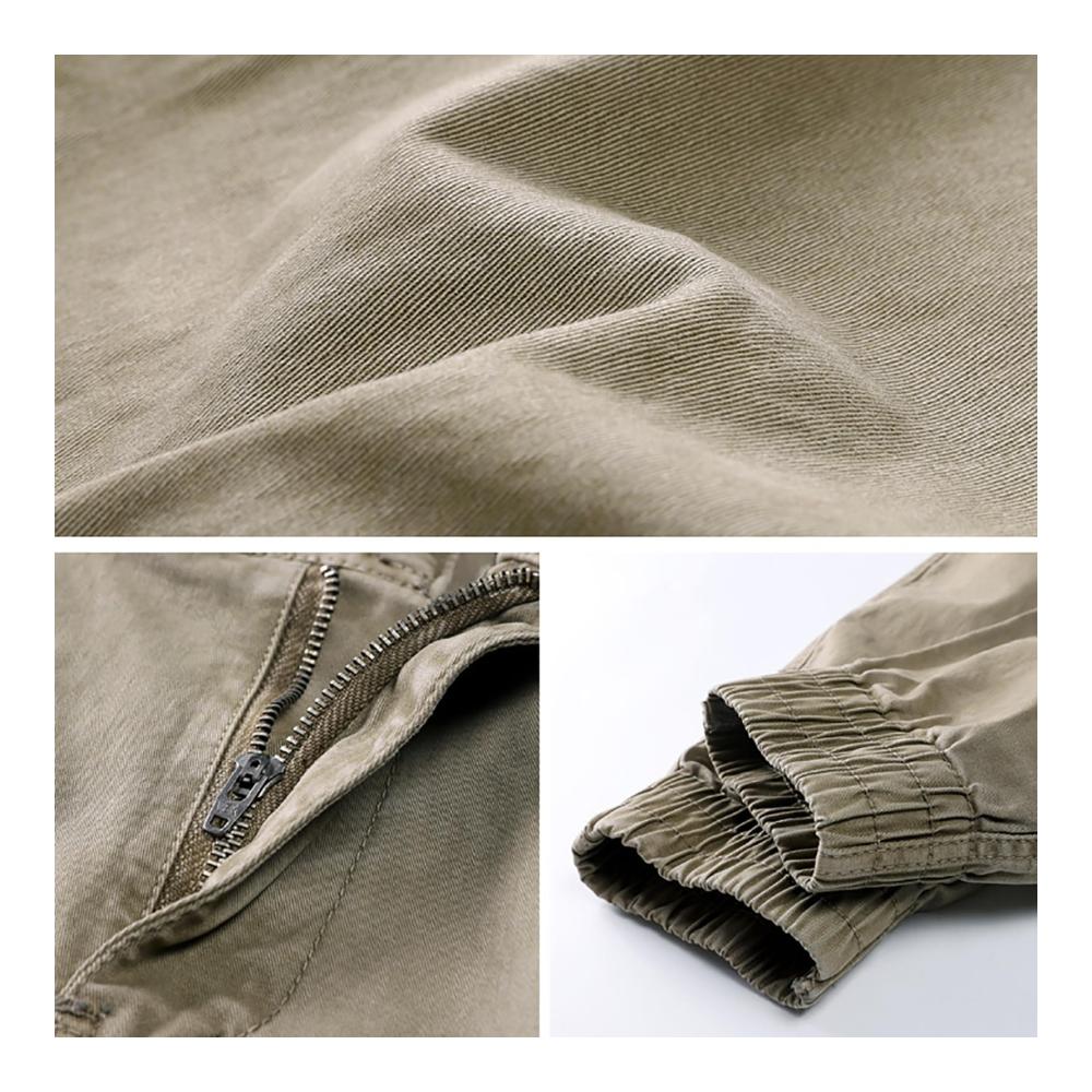 Cargohose Herren Freizeit Outdoorhose mit Taschen Wanderhose Trekkinghose