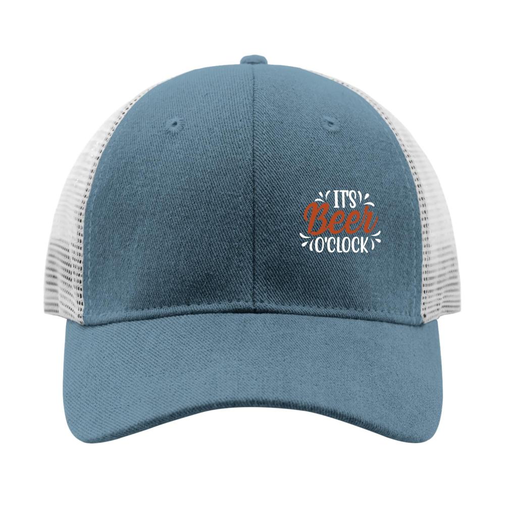 Coole Baseball Caps mit Es ist Bierzeit-Aufschrift – Retro Trucker-Hüte für stilbewusste Teenager und Erwachsene