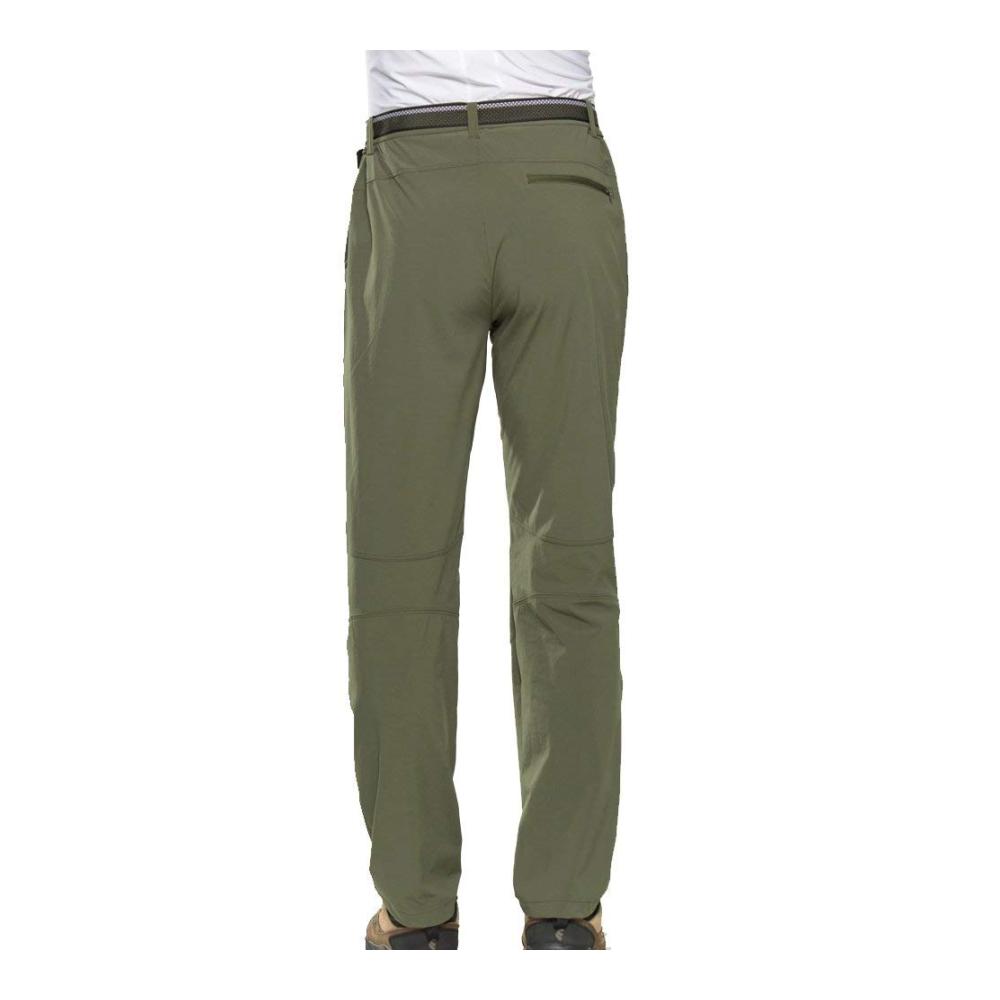 Herren Outdoorhose Wanderhose Trekkinghose mit Gürtel Schnelltrocknend Atmungsaktiv Elastisch Trekking Freizeithose Funktionshose Wandern Camping Trekking Outdoor Hose Sommer Herbst