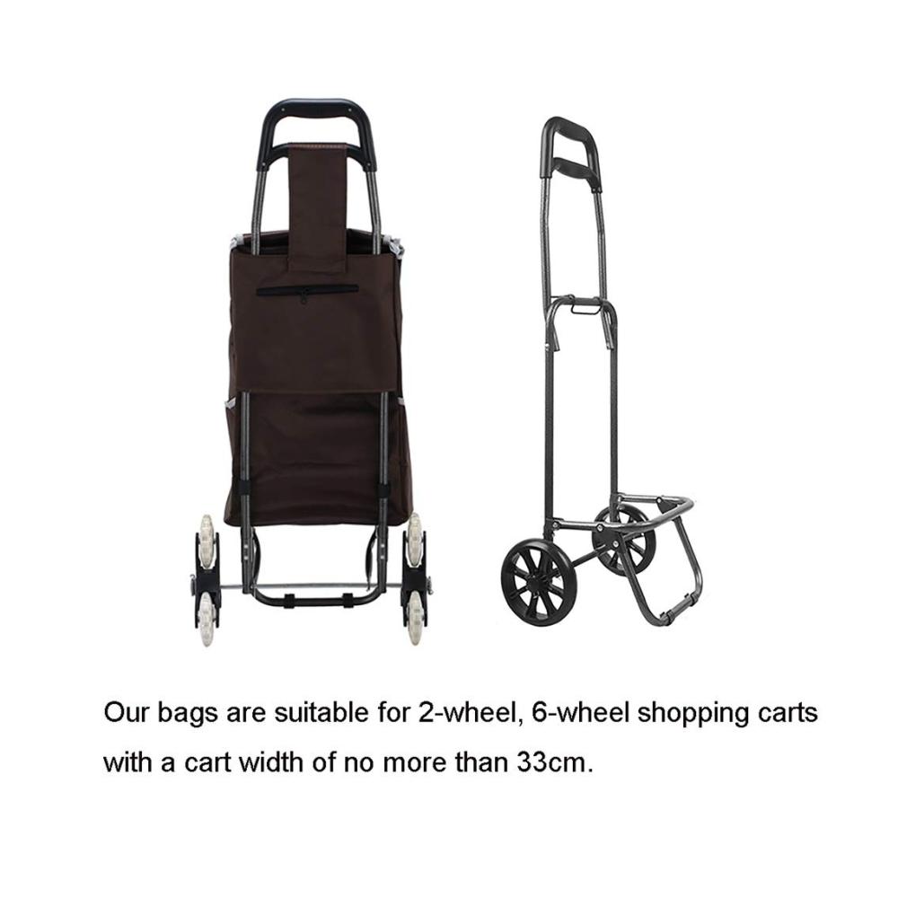 Entdecken Sie die Vielseitigkeit Hochwertige Ersatztasche für Shopping Trolleys & Koffer - 31L Fassungsvermögen für mühelosen Transport Ihrer Einkäufe