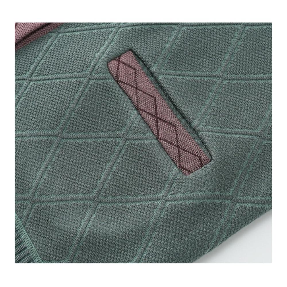 Elegante Strickjacken Trendige Damenweste mit V-Ausschnitt ärmellos und locker geschnitten. Perfekte Winterjacke und Oberbekleidung für stilvolle Mütter