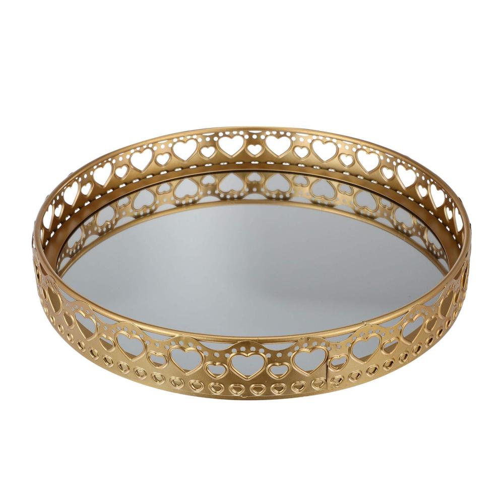 Edles Schmucktablett in Vintage-Stil Organisieren Sie stilvoll Ihre Schmuckstücke. Goldenes Design mit Liebe zum Detail. Ein Must-have für Ordnung und Eleganz. Erleben Sie luxuriösen Schmuckgenuss