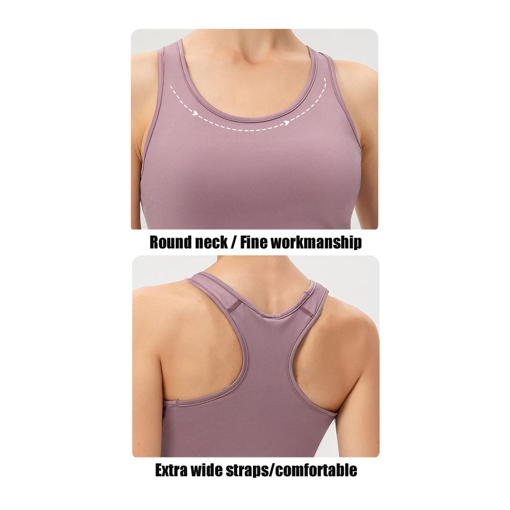 Damen Tanktops 2er Pack Yoga Shirt Tops für Sport & Fitness – Ärmellos Racerback Design – Atmungsaktiv und Stilvoll