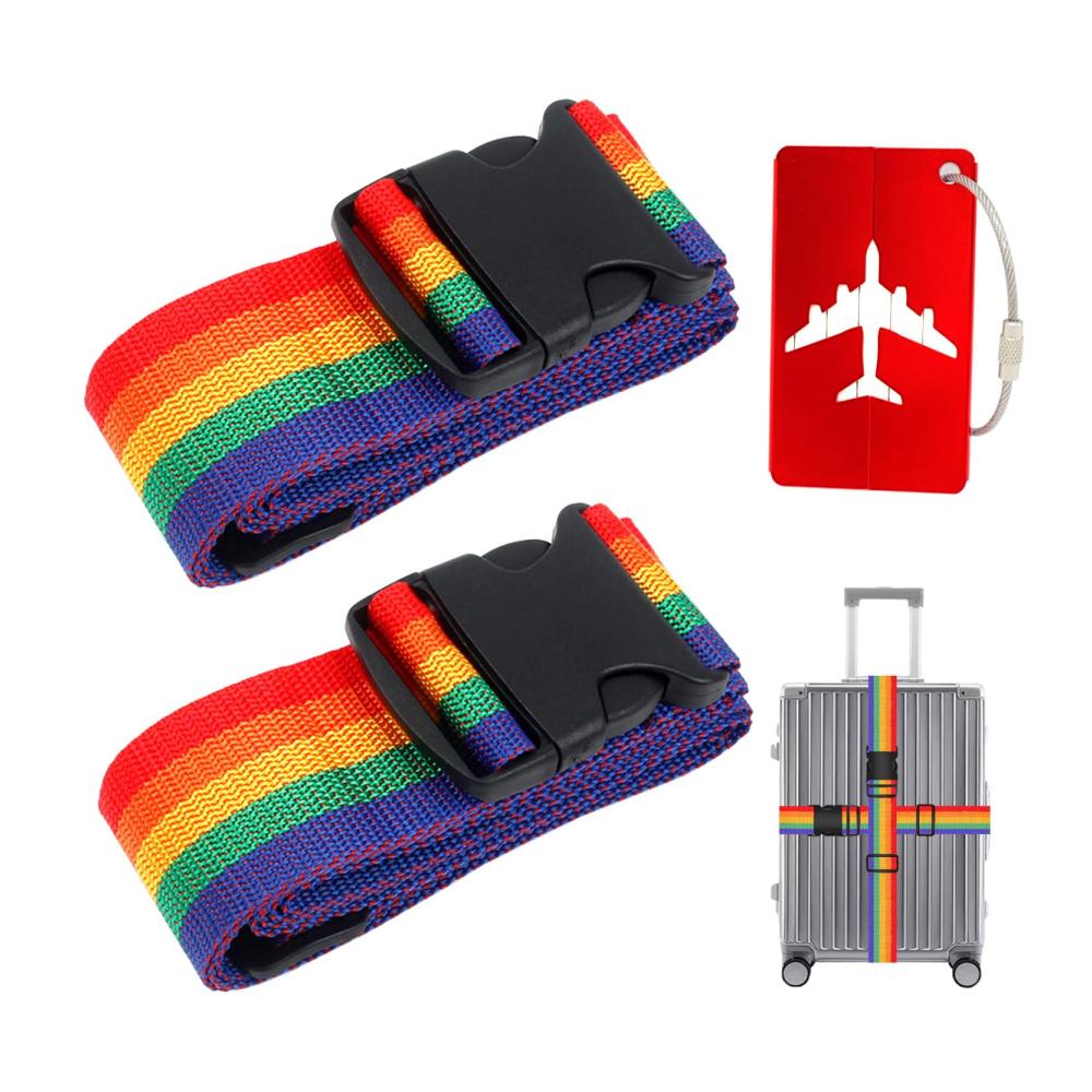 2 Stück Regenbogenfarbe