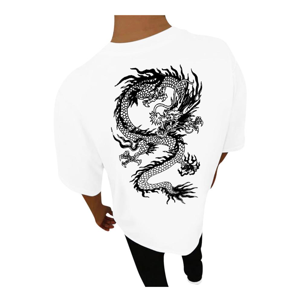 Klassisches Schwarz Trendige Herren T-Shirts für den Sommer | Lose Passform Atmungsaktivität & Vintage-Look | Perfekt für Sport & Freizeit | Jetzt entdecken