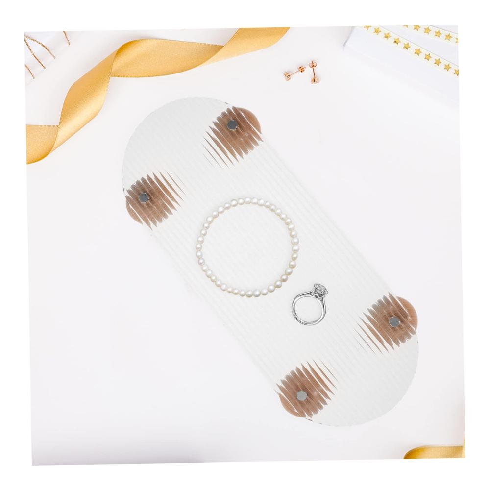 Brillantes Acryl Schmucktablett Perfekt für Schminktische und Reisen. Schönes Dekoratives Tablett für Schmuck Parfüm und Hautpflege auf Kommoden und Schminkkommoden