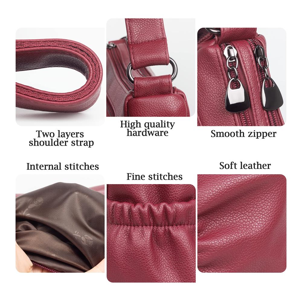 Entdecke den ultimativen Stil Damen Umhängetasche aus hochwertigem PU-Leder - Perfekte Kombination aus Eleganz und Funktionalität für den täglichen Gebrauch