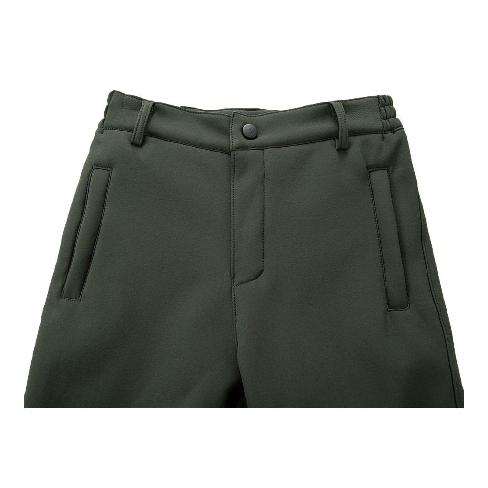 Kinder-Softshellhose gefüttert - Outdoorhose wasserabweisend winddicht - Jungen Mädchen Thermo Trekking Wanderhose