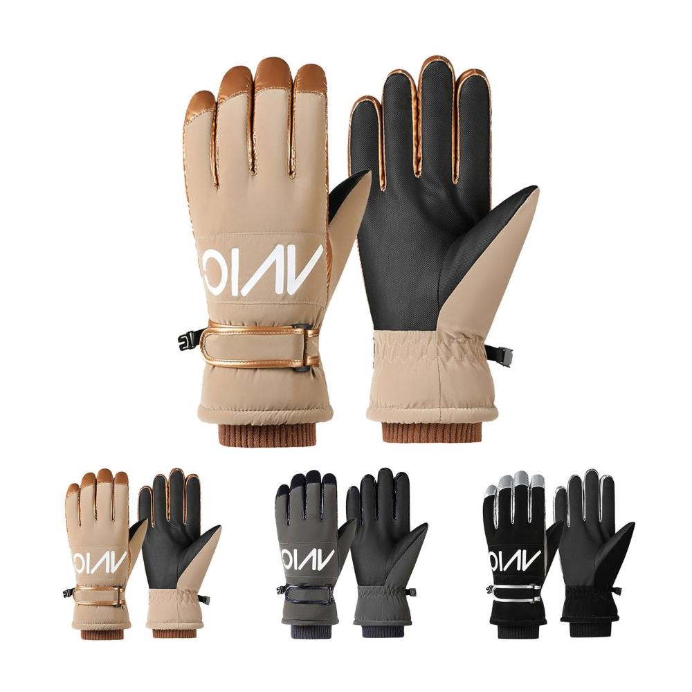 Hochwertige Winter-Skihandschuhe für Damen und Herren Warme wasserdichte 3M Thinsulate-Handschuhe für kaltes Wetter und Outdoor-Arbeit. Schützen Sie Ihre Hände effektiv