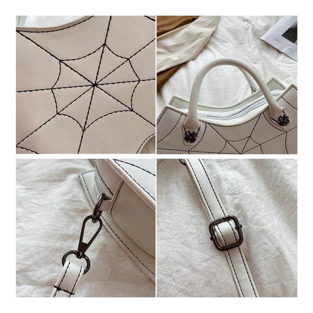Entdecken Sie stilvolle Rucksackhandtaschen für Damen - Lpitoy Fledermausflügel Umhängetasche mit Halloween-Design perfekt für Mädchen