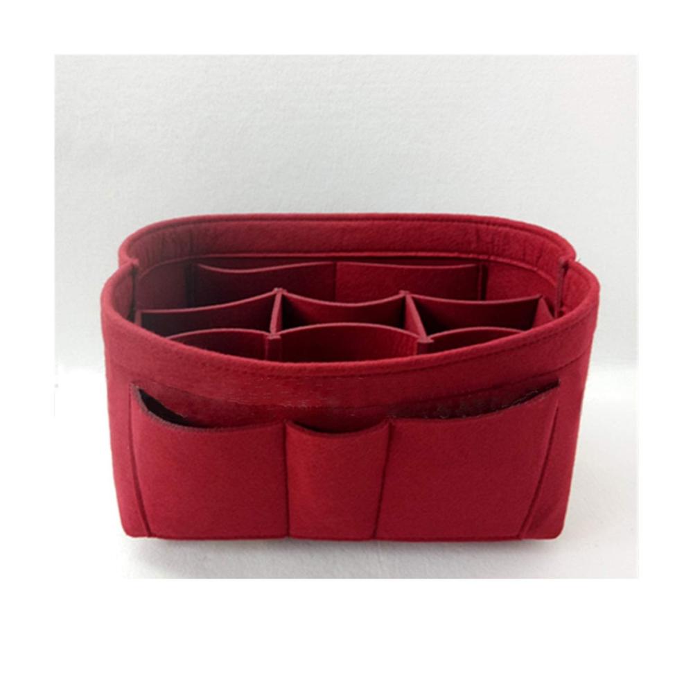 Maximale Organisation Multifunktionaler Taschenorganizer aus Filzgewebe für Handtaschen Kosmetik Geldbörsen und mehr – Praktischer Aufbewahrungsheld