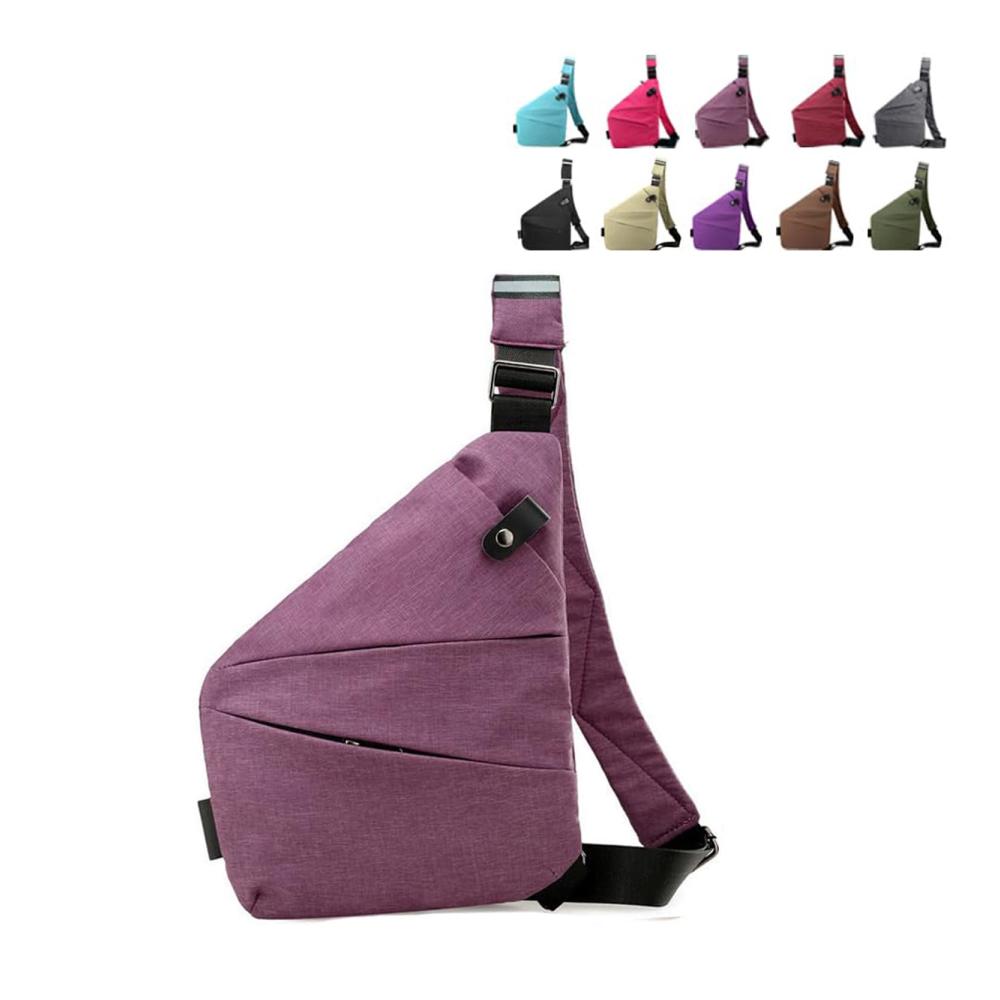 Unisex Anti Diebstahl Reise Schärpe Sling Crossbody Tasche Schlanke Sling Tasche Cross Body Reisetasche Brusttasche Umhängetasche Messenger Bag Geldbörse Gepäck骶 Tasche