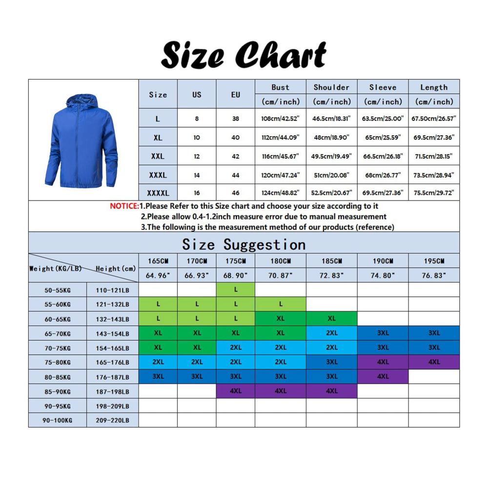 Ultimative Regenjacke für Herren Wasserdicht winddicht atmungsaktiv! Mit Kapuze Funktionsjacke perfekte Übergangsjacke. Schützt vor Sonne und Regen. Ideal für Outdoor-Aktivitäten