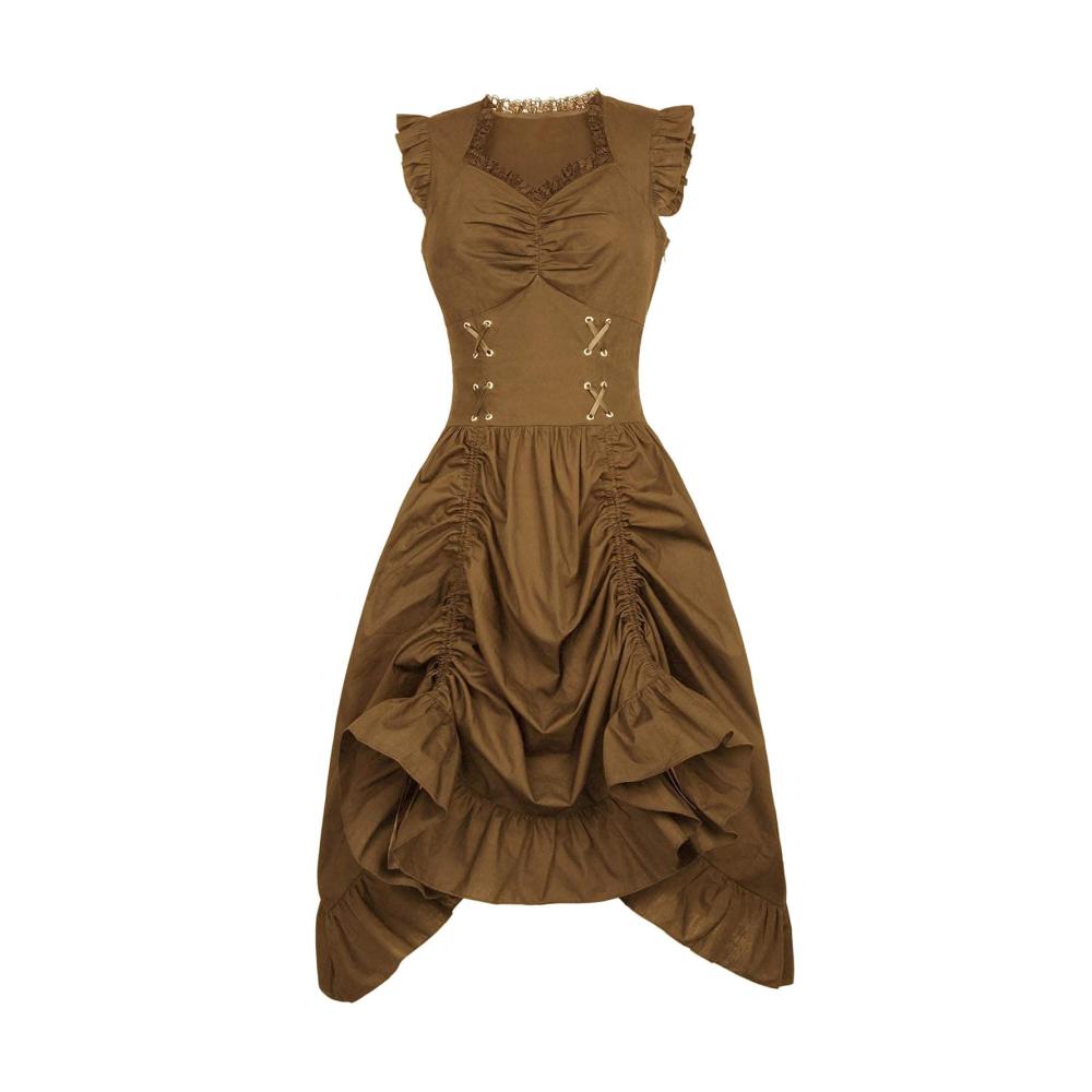 Elegantes Vintage-Kleid für Damen Mittelalterliche Eleganz trifft auf modernen Chic. Perfekt für Karneval Partys und besondere Anlässe. Jetzt entdecken und stilvoll durchstarten