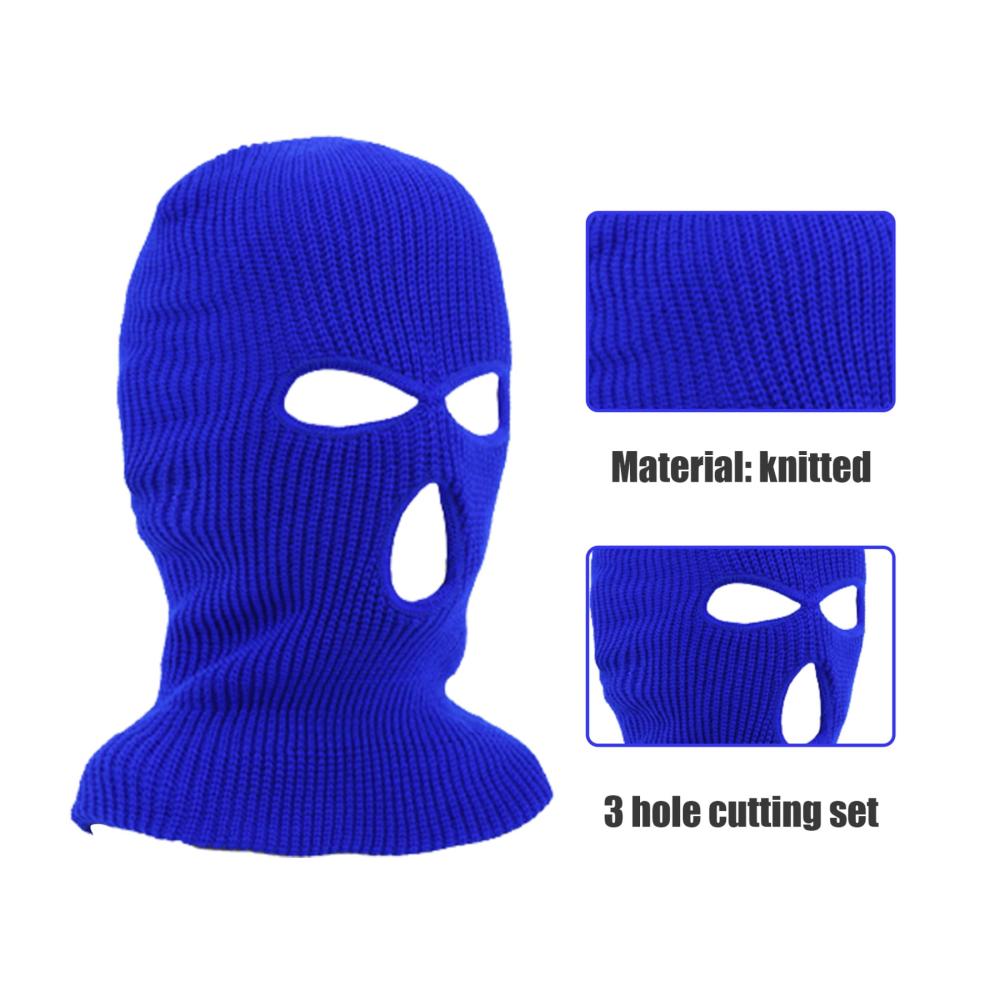 Behagliche Sturmhauben 2er Set Strickhandschuhe & warme Skimaske in Blau für ultimativen Winterschutz! Perfekte Accessoires für Ski & Outdoor-Spaß