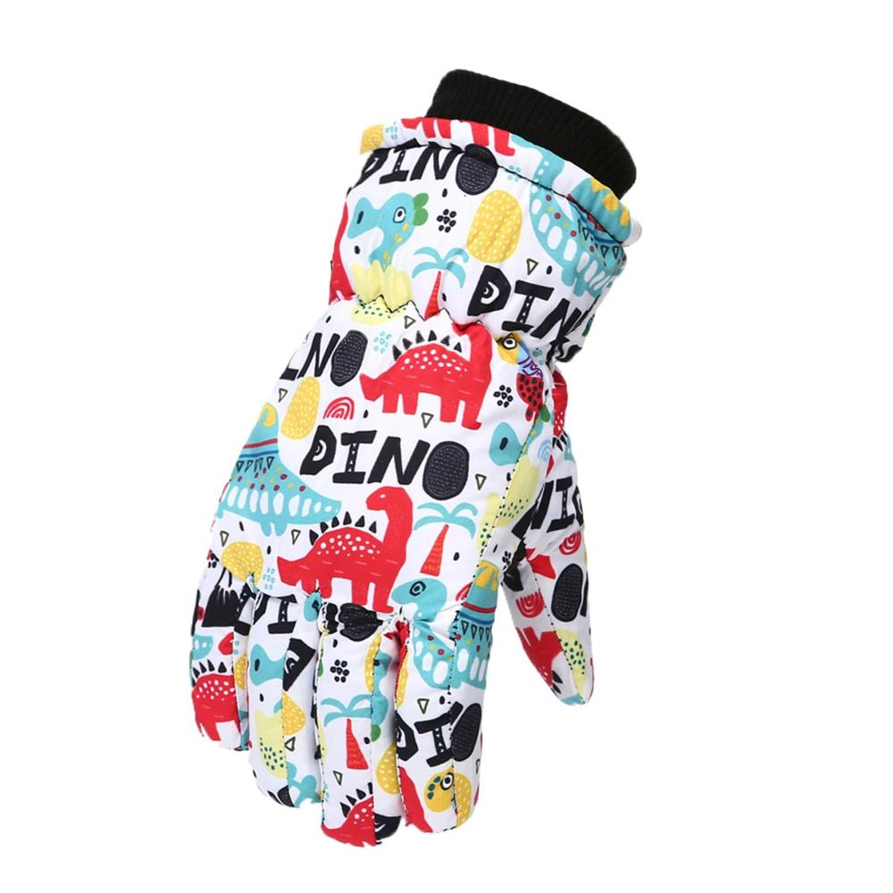 Kinder Skihandschuhe Wasserdicht Winddicht & Warm! Perfekte Fleece Winterhandschuhe mit Cartoon-Design für 4-12 Jahre. Ideal zum Snowboarden & Skifahren! Jetzt zugreifen