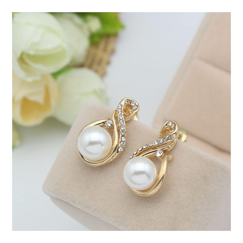 Entdecken Sie zeitlose Eleganz Lilingyu Damen Perle Schmuckset – Perfekte Harmonie von Perlenhalskette und -ohrringen für Hochzeit und Verlobungsfeier. Gönnen Sie sich Luxus und Stil