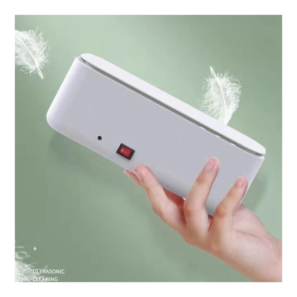 Erleben Sie mühelose Reinigung & Pflege mit der ultraleichten USB-aufladbaren Ultraschall-Unterlegscheibe. Perfekt für Zuhause Schmuck Halsketten Brillen Uhrenboxen und mehr