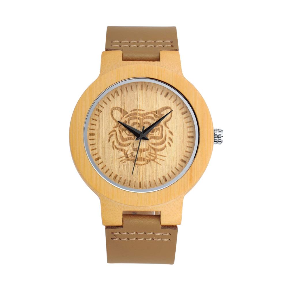 Armbanduhr aus Holz für Herren Klassische Holzuhr mit Quarzuhrwerk und analogem Zifferblatt
