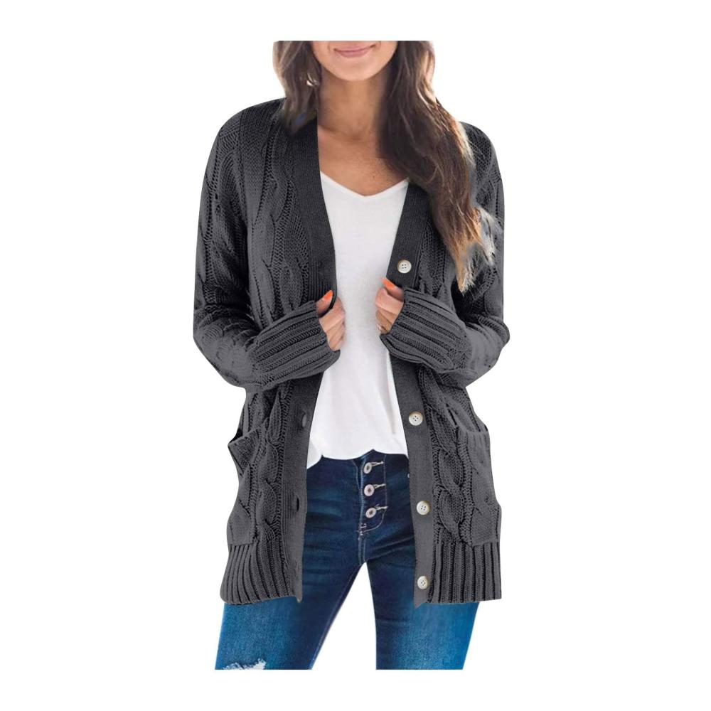 Elegante Damen Strickjacken Moderner Langarm Strickmantel für Herbst und Winter in großen Größen. Stilvoll warm und zeitlos! Jetzt entdecken