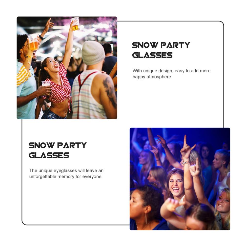 Entdecke den coolen Stil Schneeflocken-Sonnenbrille für die ultimative Party! Stilvoll und lustig für Damen und Herren. Jetzt erhältlich