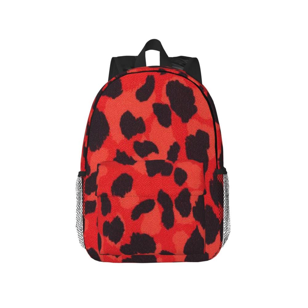 Rotes Leopardenmuster