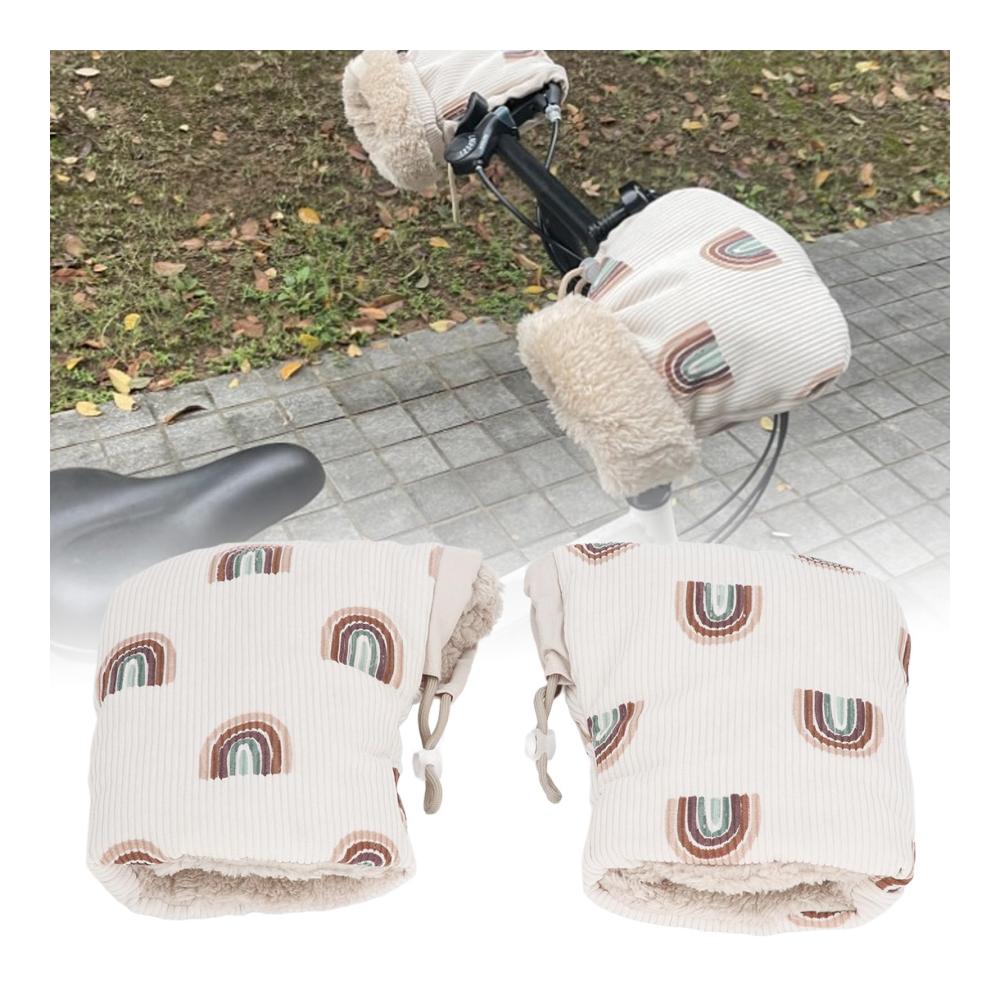 Entdecken Sie die ultimativen Plüsch-Beige Handschuhe Weiche und atmungsaktive Kleinkindhandschuhe für Scooting Radfahren und Skateboardfahren