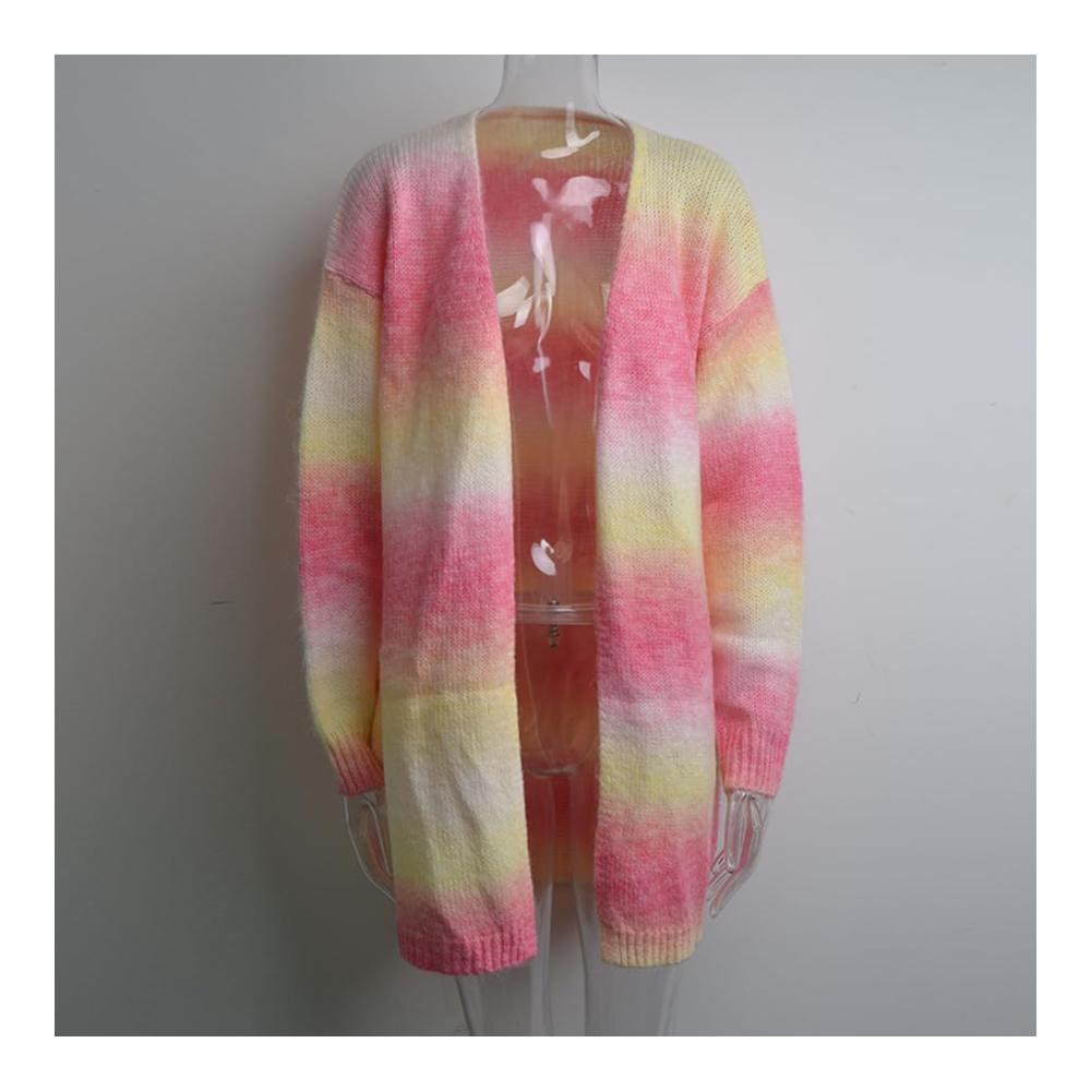 Entdecke den perfekten Style mit unseren vielseitigen Damen-Strickjacken! Langärmelig und in Regenbogenfarben gehalten sind sie ein Must-Have für jede Garderobe. Jetzt shoppen und stilvoll bleiben
