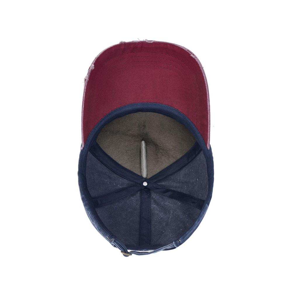 Bunte Holzbretter Unisex Baseball Cap Trendige und funktionale Baumwoll-Denim-Outdoor-Sportmütze für Sport und Freizeit