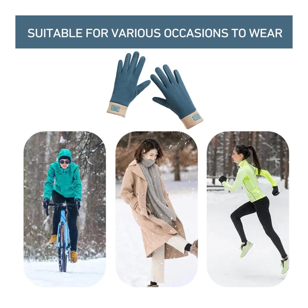 Ultimativer Komfort im Winter Weiche winddichte Handschuhe & Fäustlinge für Fahrradfahren Laufen & Skifahren | Touchscreen-Funktion Wärmeisolierung & Schutz