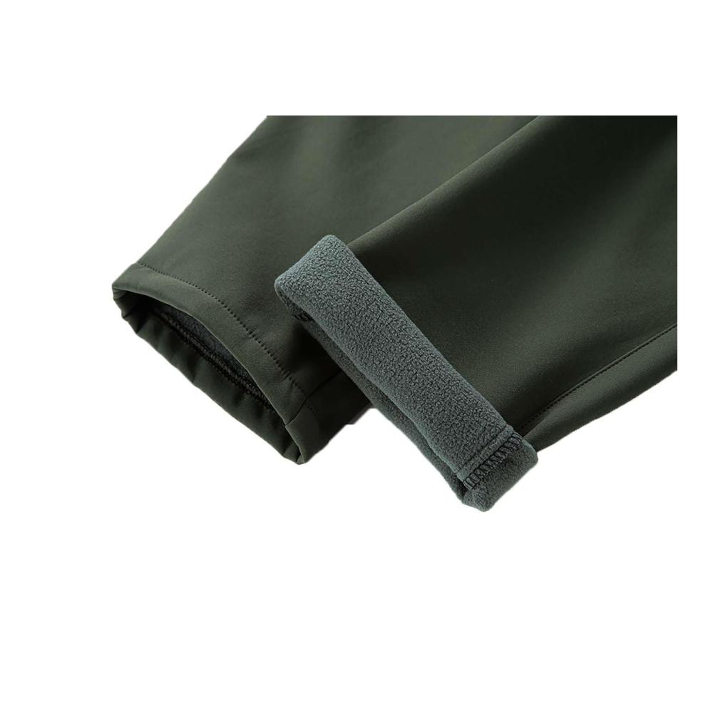 Kinder-Softshellhose gefüttert - Outdoorhose wasserabweisend winddicht - Jungen Mädchen Thermo Trekking Wanderhose