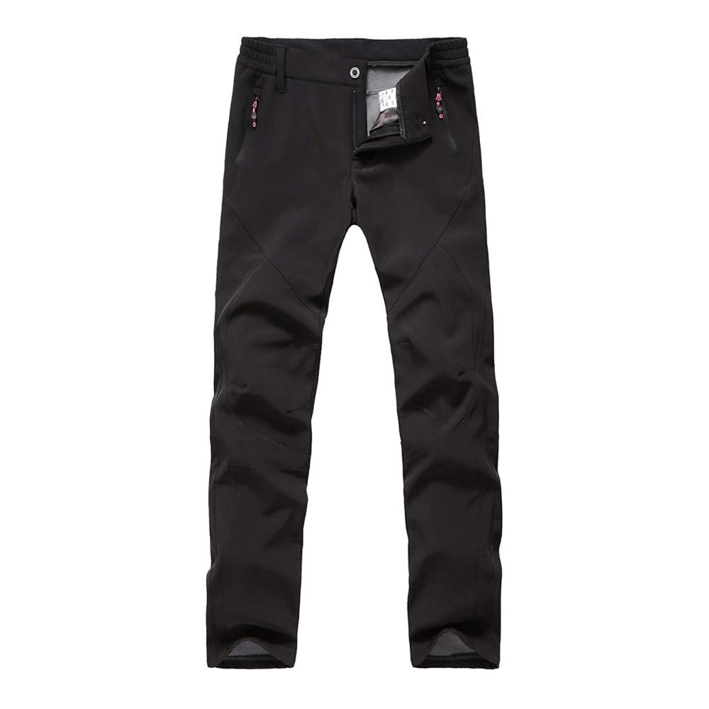 Hosen für Damen Softshellhose Fleece-gefüttert Warm Outdoorhose Wasserdicht Winddicht Thermohose Winterhose Skihose Snowboardhose Trekkinghose Funktionshose