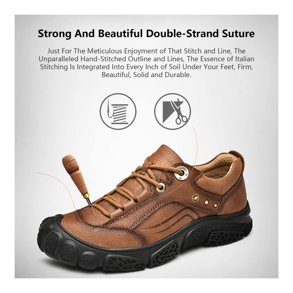 Entdecke die Perfektion Herren Trekking- & Wanderschuhe Atmungsaktiv Leicht & Rutschfest für Outdoor-Abenteuer! Neu im Sortiment für Herbst & Winter Größe 43 EU