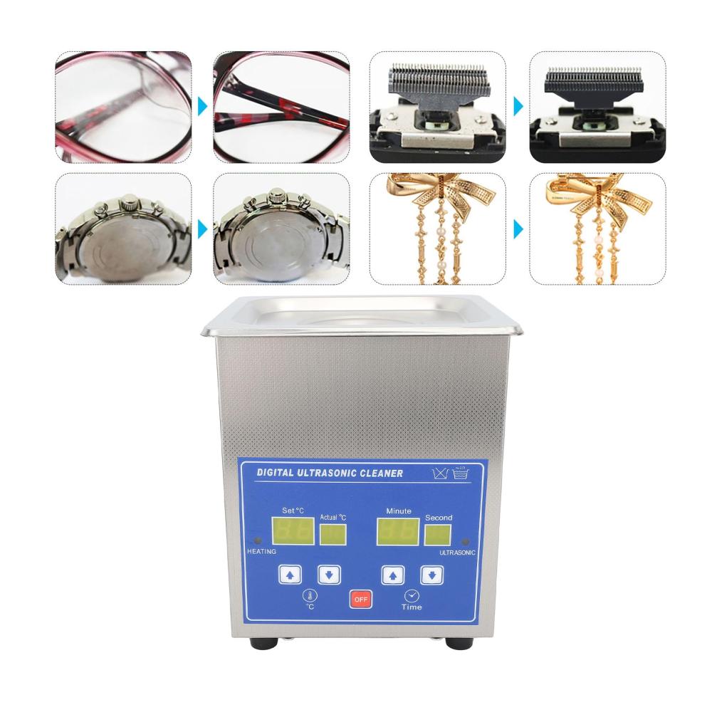 Professionelle Brillenreiniger-Maschine für sichere Reinigung & Pflege von Schmuck & Uhren. Effizienter 3-Liter-Schmuckreiniger für Ring Ohrring & mehr