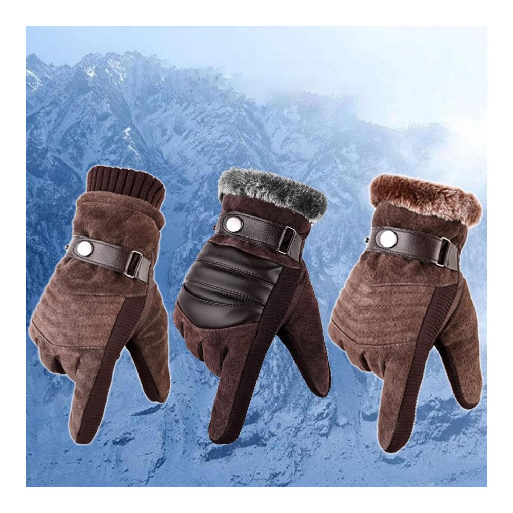 Entdecken Sie ultimative Wärme Herren Winterhandschuhe mit Touchscreen-Funktion Plüschfutter & Thermotechnologie. Perfekt zum Snowboarden Radfahren & mehr