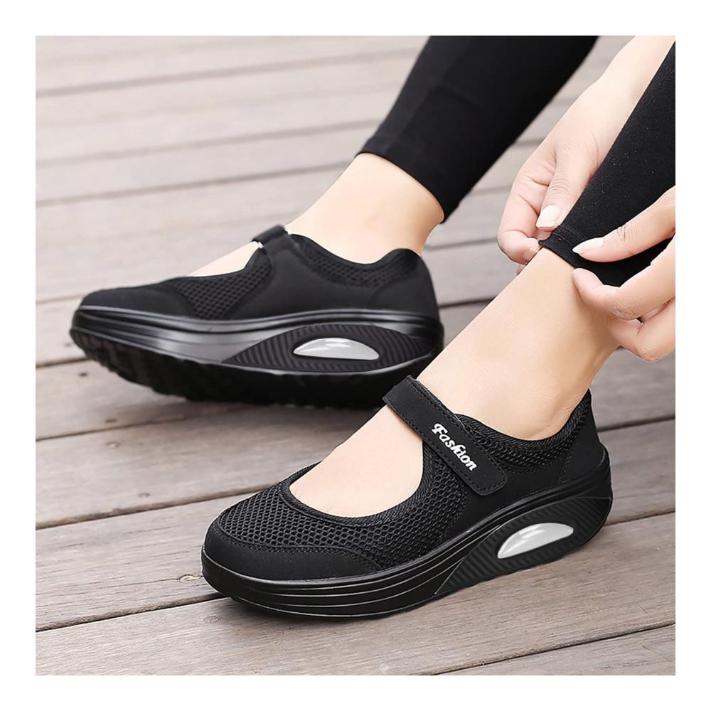 Genießen Sie jedes Schrittgefühl Damen Orthopädische Walkingschuhe mit Luftkissen. Bequem atmungsaktiv und leicht. Perfekt für Freizeit und Gesundheit. Jetzt entdecken