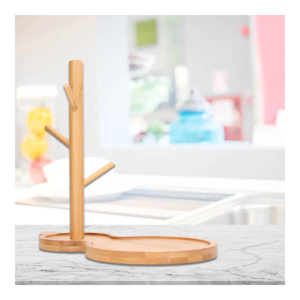 Exquisites dekoratives Schlüssel- und Schmucktablett aus Holz - Praktischer Organizer für den Eingangsbereich Schlüssel Schmuck und mehr