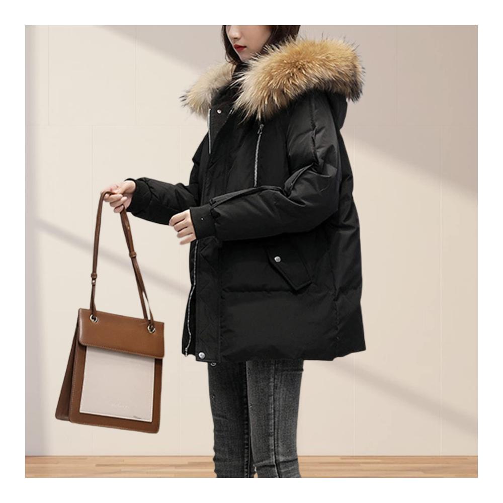 Kuschlig warm Trendige Daunenjacke für Damen – Stilvoll durch den Winter – Hochwertige Thermoisolierung – Perfekte Länge für maximale Behaglichkeit