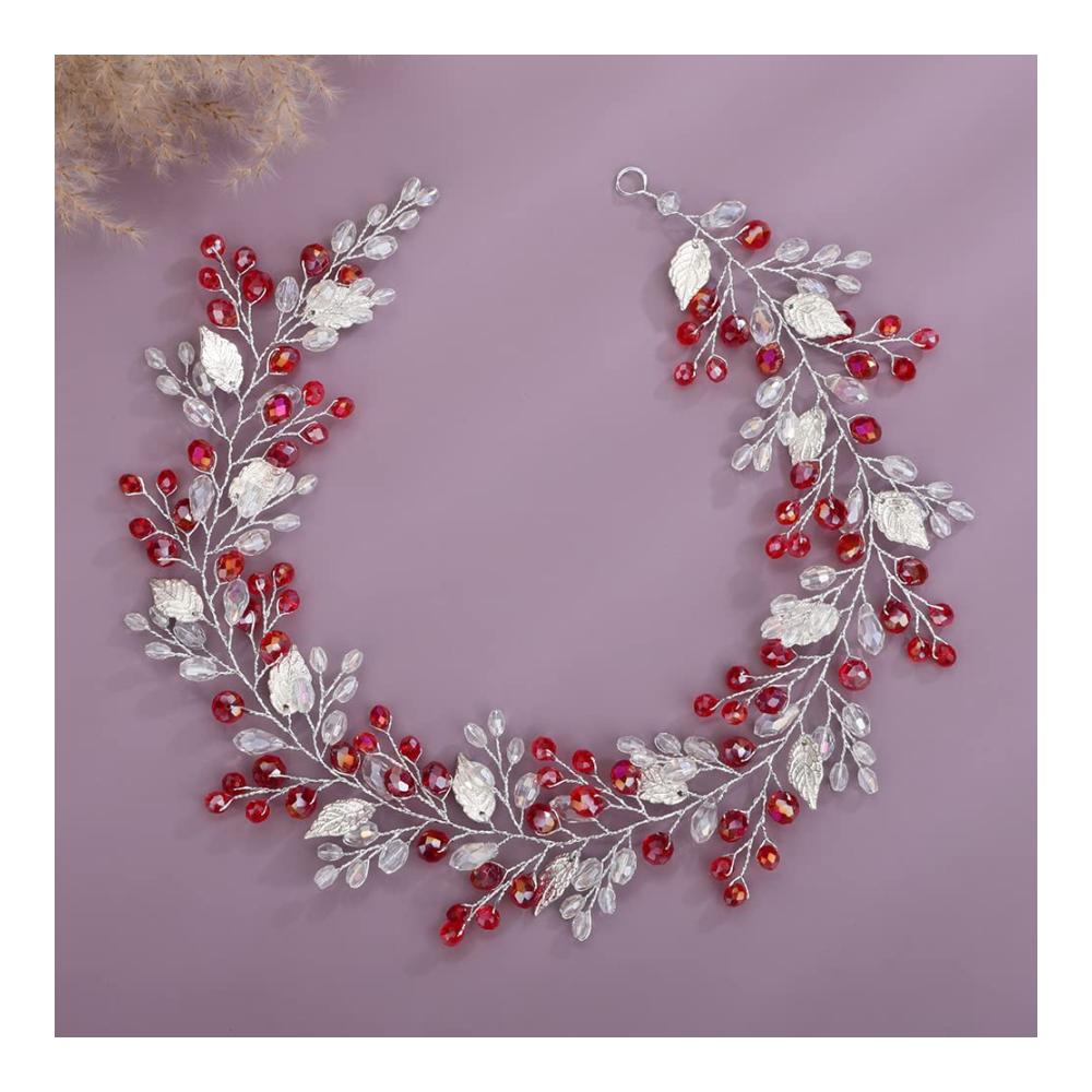 Strahlende Eleganz Handgefertigtes Kristall-Haarband für Damen – Perfektes Accessoire für Partys Hochzeiten und mehr! Exquisite Blatt-Verzierung trendiger Brautschmuck