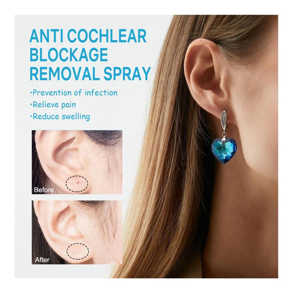 Ultimativer Pflegespray für Ohr-Piercings – 30 ml Anti-Blockier-Reiniger! Sanfte Lösung für Tragus und Knorpel-Piercings. Maximale Reinigung und Pflege garantiert