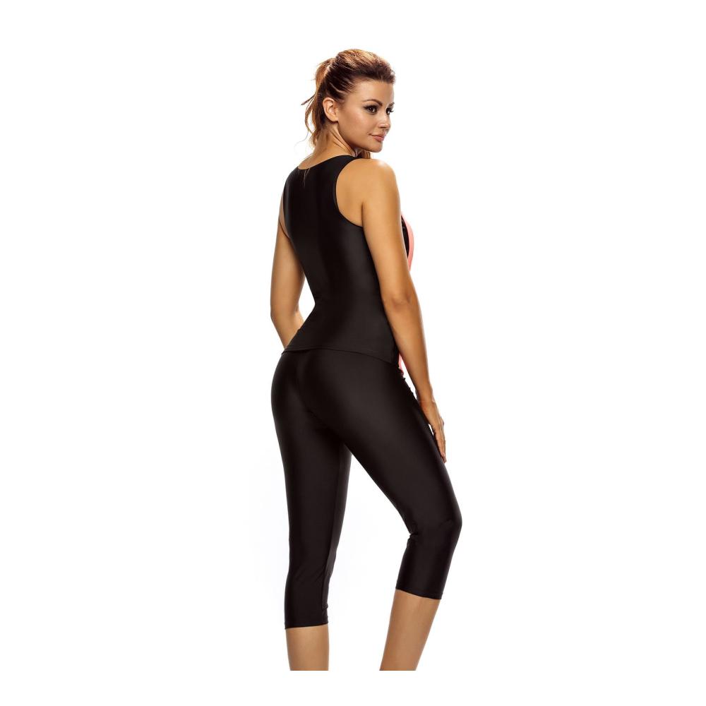 Stilvoller Damen Rashguard UV-Schutz Reißverschluss ärmellos. Perfekt fürs Surfen und Baden. Holen Sie sich jetzt dieses zweiteilige Neoprenanzug-Set