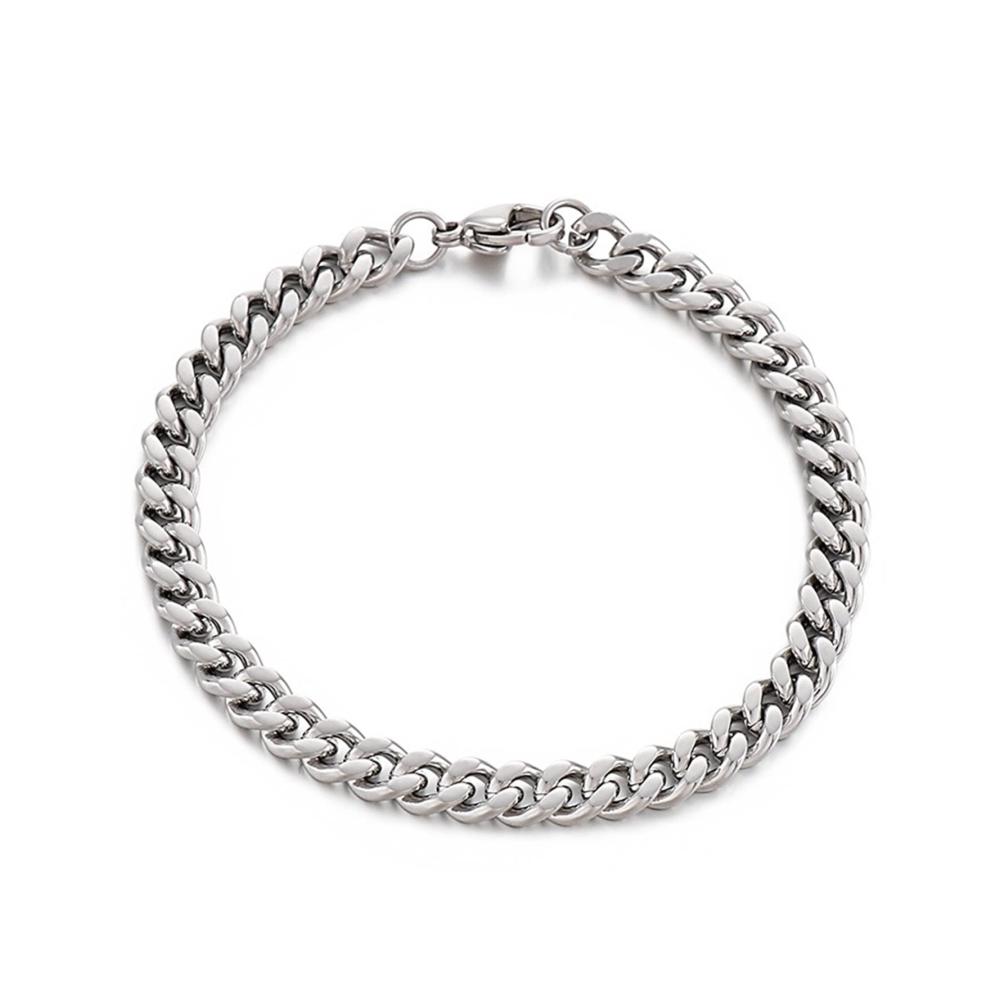 Armband Herren Edelstahl Gliederkette Geschenke für Männer Vatertagsgeschenk Geburtstagsgeschenk Schmuck