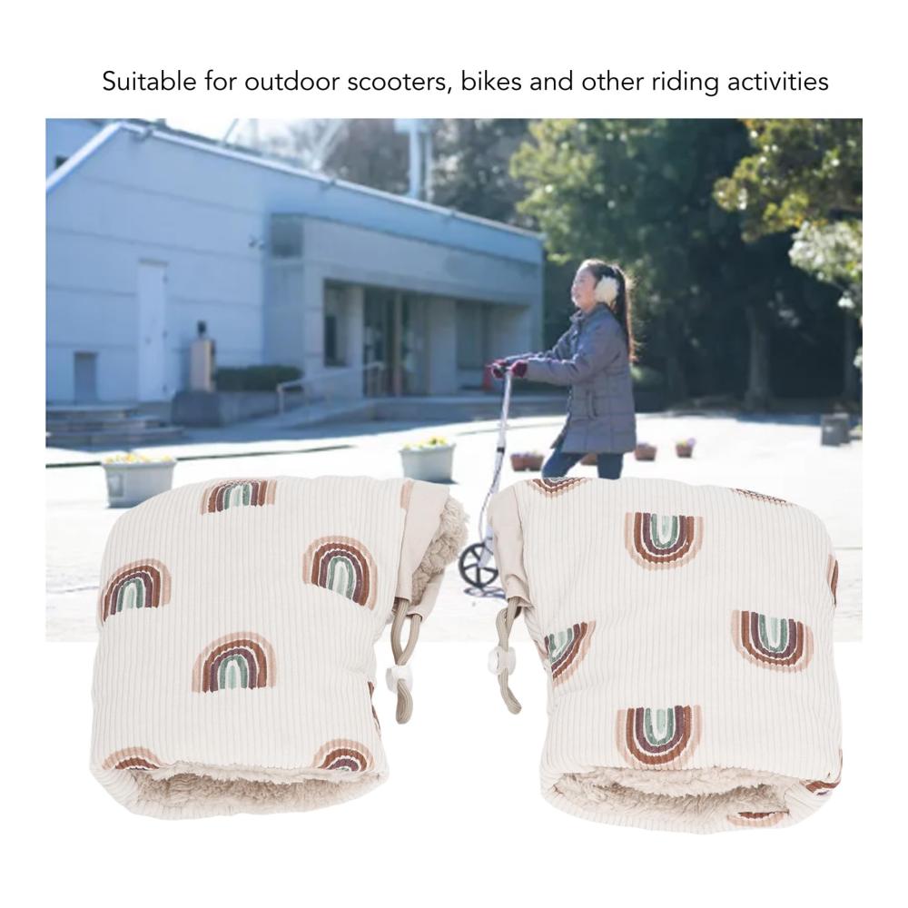 Entdecken Sie die ultimativen Plüsch-Beige Handschuhe Weiche und atmungsaktive Kleinkindhandschuhe für Scooting Radfahren und Skateboardfahren