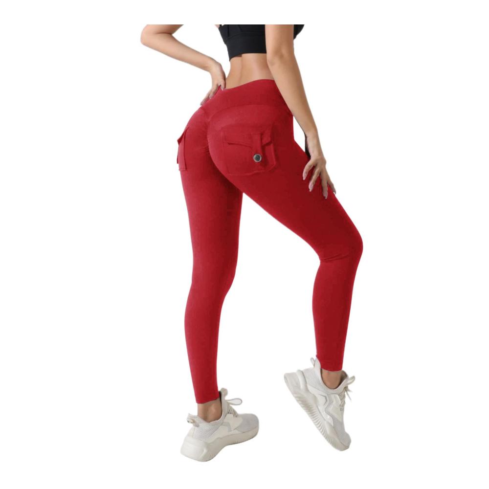 Damen Jogginghosen Sport Gymnastik Leggings Kompressionshose Aktiv Garten Leggings für Frauen mit Taschen Sport Golf Yoga Schwarz Workout Mesh Butt