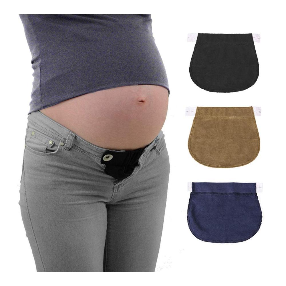Erweitern Sie Ihre Garderobe mit unseren Bauchbändern! 3-teiliges Set für schwangere Mütter um Hosen bequem anzupassen. Holen Sie sich jetzt mehr Komfort