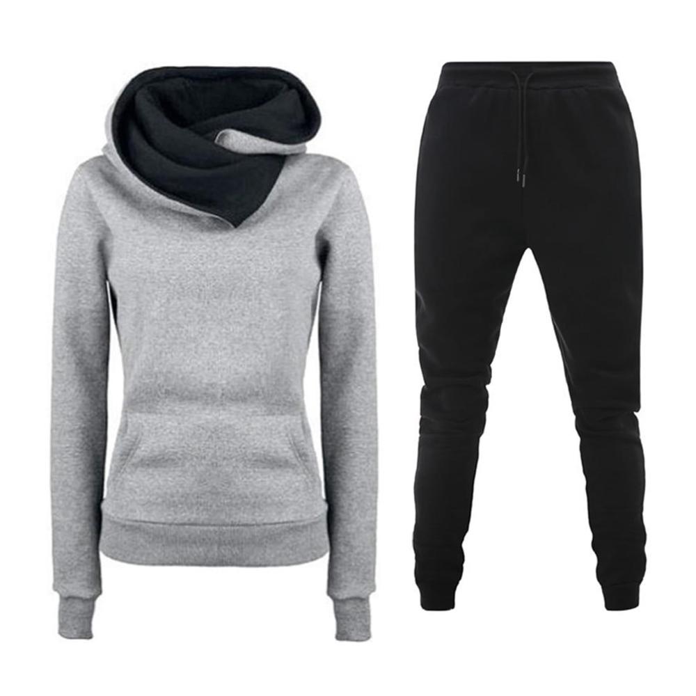 Ultimativer Komfort und Stil Trendige Jacken-Set für Damen in XXXL. Perfektes Outfit mit Hoodie Pullover und Jogginghose für Freizeit und Sport. Holen Sie sich Ihren neuen Favoriten jetzt