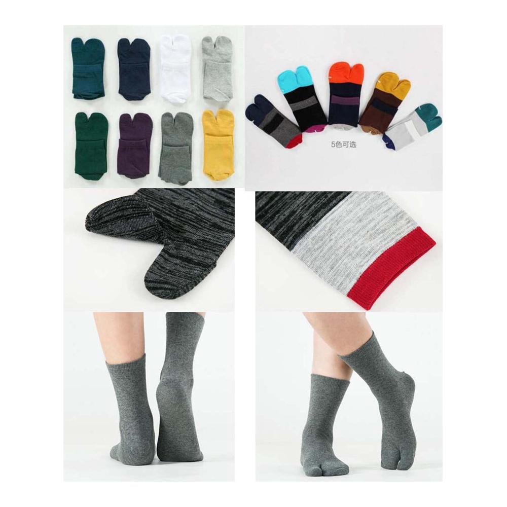 Atmungsaktive und schweißabsorbierende japanische Zehensocken im Kimono-Stil fördern die Fußgesundheit
